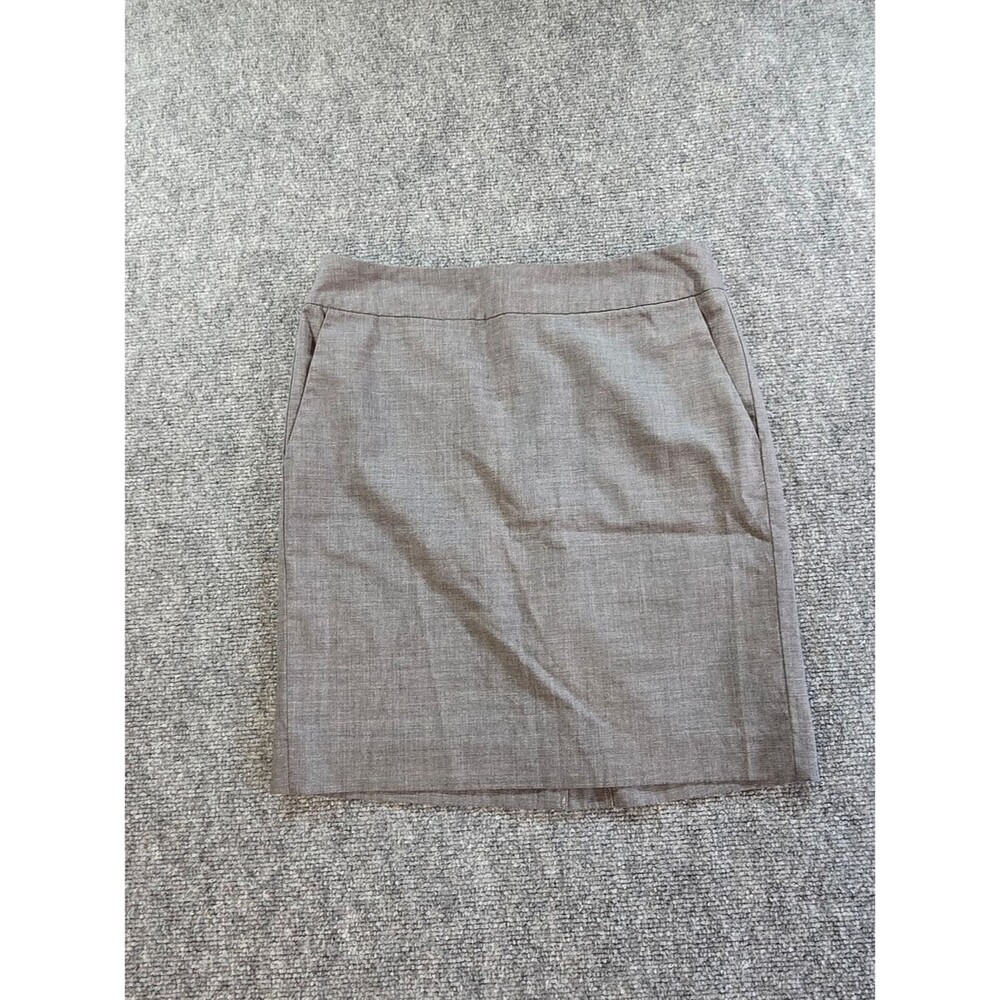 Banana Republic Gray Wool Blend Pencil Skirt Womens 2P Career Office